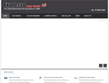 Tablet Screenshot of expressocarwash.com.au