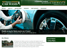 Tablet Screenshot of expressocarwash.com